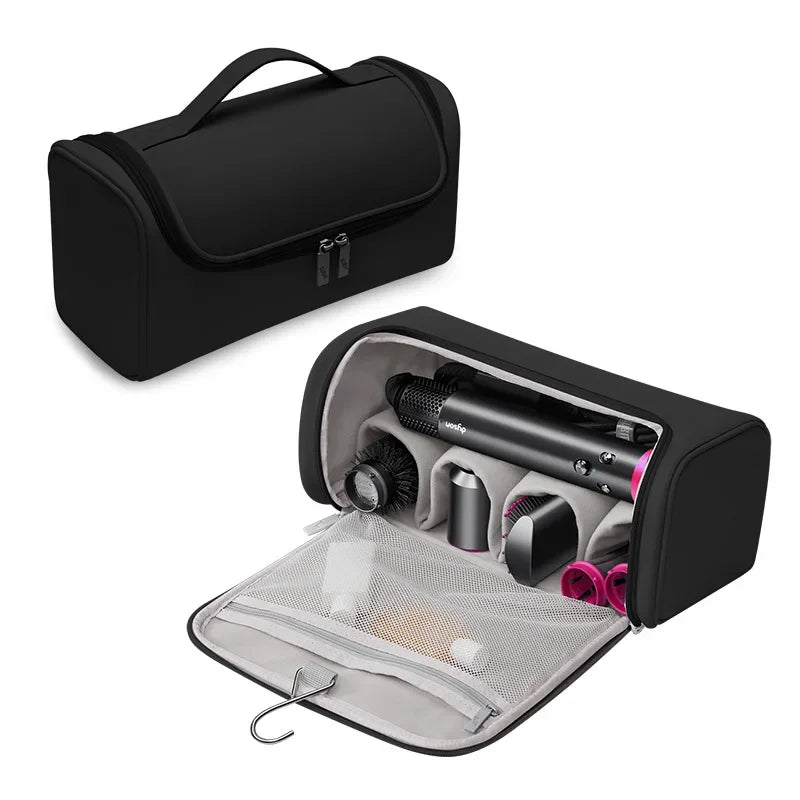 Hair Dryer Carrying Case PU Leather Storage Organizier Protection Pouch Waterproof Dustproof Portable Travel Woman for Dyson